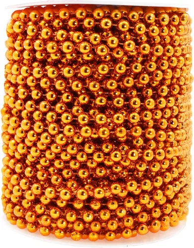 Vista 43 de Mandala Crafts Rollo de cadena de perlas negras de 0.157 pulgadas (0.157 in), guirnalda de perlas de 44 yardas para decoración de bodas, arreglos