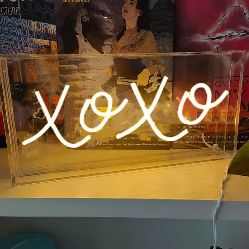 Vista 20 de Letrero de neón de arcoíris para bebé, letrero de neón de bebé estable alimentado por USB, luces de neón arílicas 3D para dormitorio de niños, baby