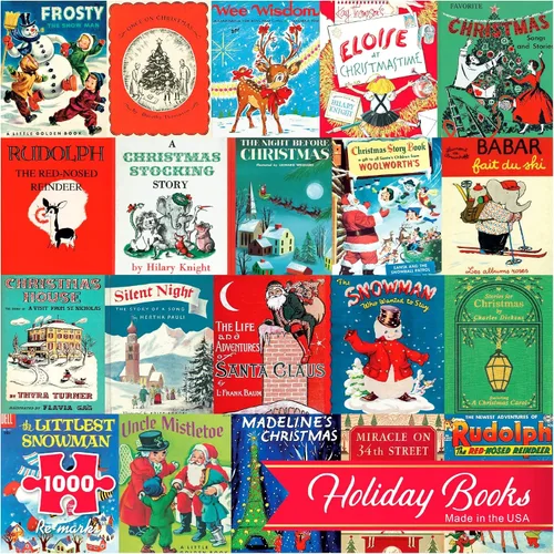 Vista 9 de Re-marks Collage de villancicos navideños para todas las edades, rompecabezas navideño de 1000 piezas