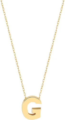 Vista 10 de Gelin 10K Solid Gold Initial Necklace for Women (A to Z All Letters)