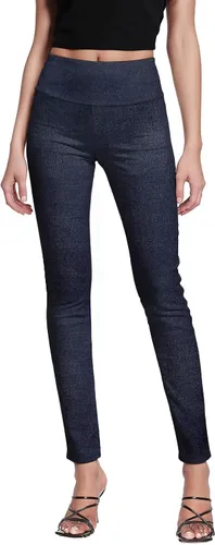 Vista 26 de Hybrid & Company Pantalón súper cómodo elástico con cintura elástica completa, estilo pull-on, de sarga Millennium Negro
