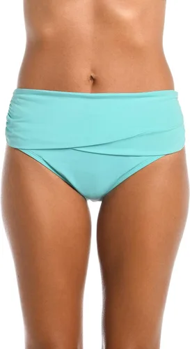 Vista 7 de Island Goddess - Traje de baño de cintura media con bandas azul