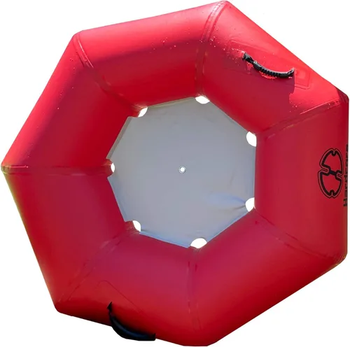 Vista 3 de Hardcore River Tube with Durable Triple-Layer PVC, Ergonomic Seven-Sided Design, Intuitive Handles, and C7 Valve Inflation – Ideal for Tubing
