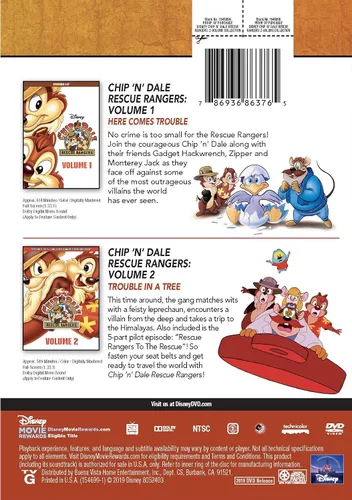 Vista 2 de Chip 'N' Dale Rescue Rangers 2-Movie Collection