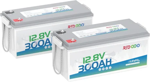 Vista 13 de Redodo Batería LiFePO4 de 12.8 V 50 Ah (paquete de 2), repuesto ideal para batería AGM SLA de 12 V 100 Ah, BMS integrado, 4000-8000 ciclos y 10 años