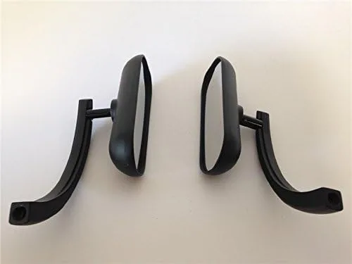 Vista 5 de Negro Custom Mini Oval ESPEJOS Fit para Suzuki Savage Intruder Volusia Boulevard