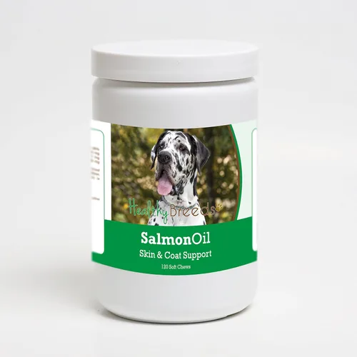 Vista 361 de Healthy Breeds Affenpinscher - Masticables suaves de aceite de salmón, 90