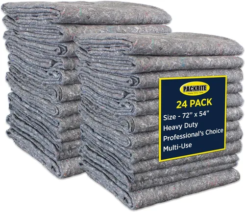 Vista 9 de Mantas móviles de 72 x 40 pulgadas, almohadillas acolchadas para muebles, mantas de embalaje, paquete de 2