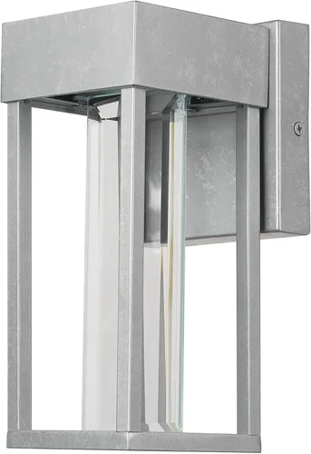 Vista 11 de Globe Electric 60000023 - Aplique de pared LED integrado de 12 W, negro mate, pantalla de vidrio transparente, luz de porche, luces de pared
