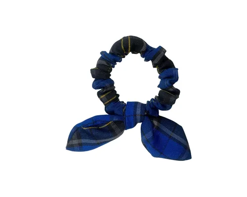 Vista 13 de Back to School/Uniform Plaid Scrunchie bunny ear Bowknot/School Uniform Plaid/Ponytail Bow Scrunchie/Plaid Accessories (Plaid 42-Bernards)