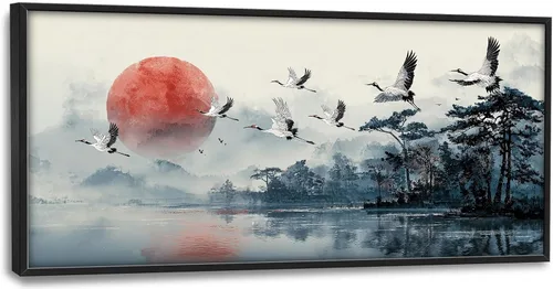 Vista 24 de Arte de pared grande para sala de estar, lienzo africano, decoración de pared, imágenes tribales afroamericanas, siluetas de mujeres, pinturas