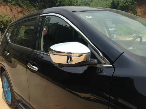 Vista 7 de Generic Cromo espejo retrovisor lateral cubierta ajuste para Nissan X-Trail Rogue 2014 2015 2016 2017