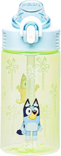 Vista 55 de Zak Designs Barbie Sage - Botella de agua para niños con popote a prueba