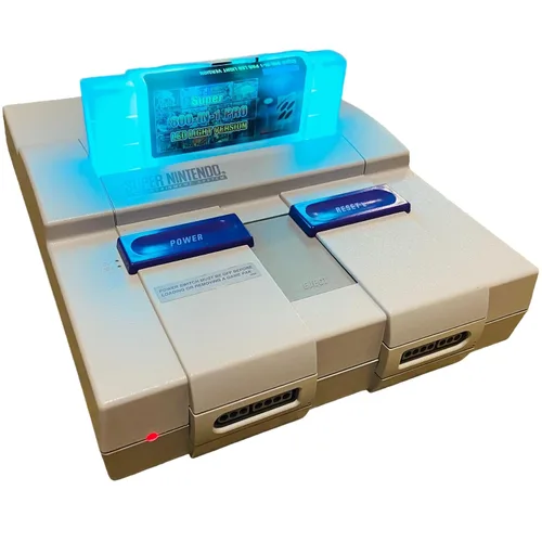 Vista 2 de Super 800 In 1 Game Cartridge LED Version For Super Nintendo Game Console - White