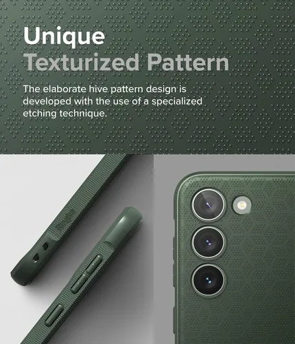 Vista 5 de Ringke Onyx - Funda compatible con Samsung Galaxy S23 Plus [verde oscuro] + marco de cristal de lente de cámara compatible con Samsung Galaxy S23