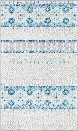 Vista 38 de SAFAVIEH Madison Collection - Alfombra decorativa de 2 pies 3 pulgadas x 4 pies, color carbón y gris, diseño bohemio chic, no desprende pelusa