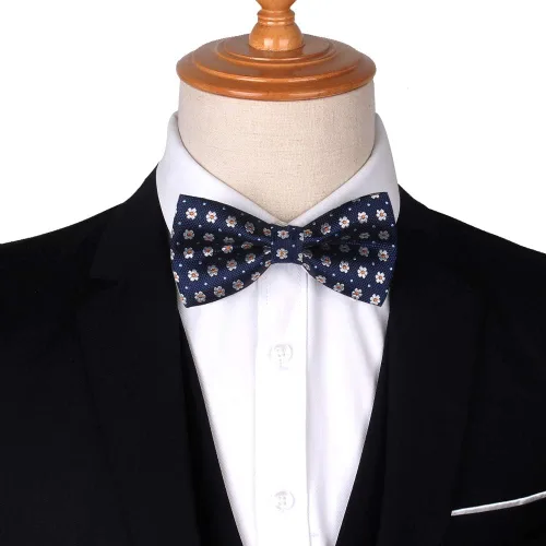 Vista 8 de Pajaritas ajustables preatadas para hombres y niños, regalos de boda