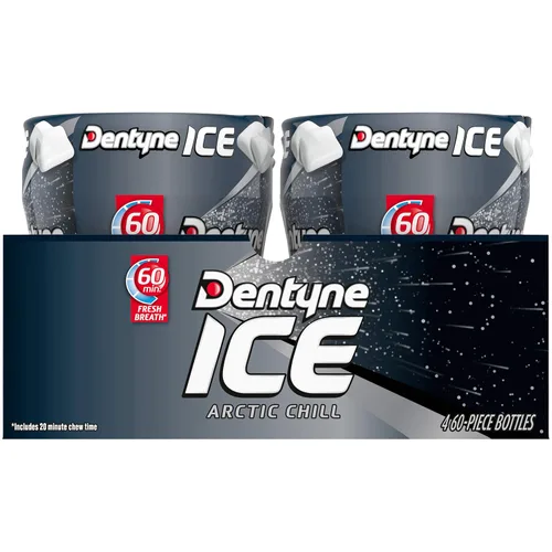 Vista 14 de Dentyne Ice Sugar Free Gum (Arctic Chill 60 Piece Pack of 4)