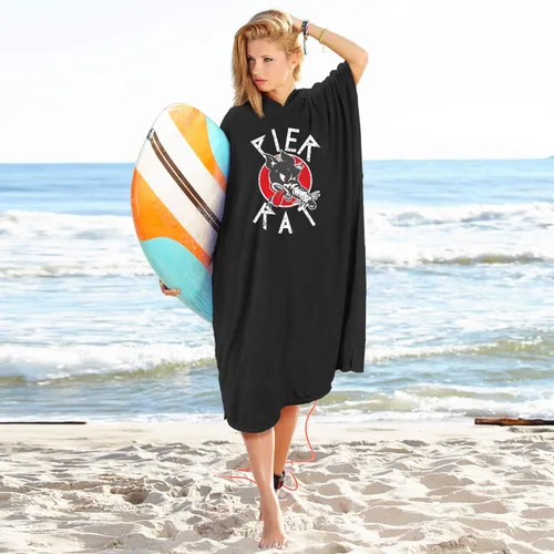 Vista 18 de Catalonia Poncho absorbente de surf para hombres y mujeres, poncho de cambio de toalla de secado rápido, poncho de toalla con capucha para adultos