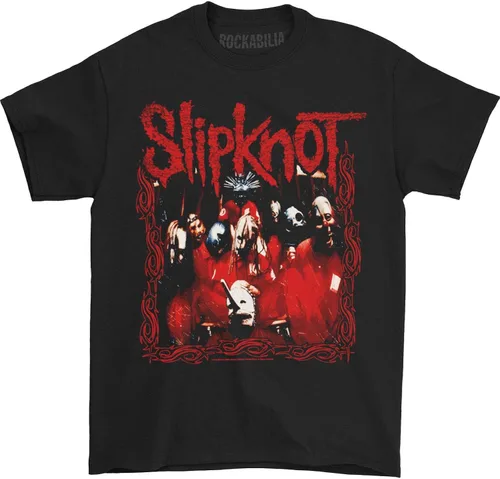 Vista 2 de Bravado Slipknot - Camiseta con marco de banda para hombre Negro