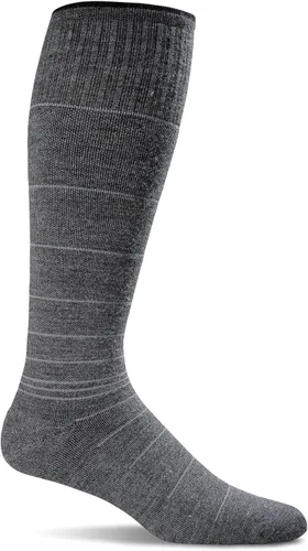 Vista 7 de Sockwell Calcetines de compresión graduada moderada para hombre Circulator Carbón sólido