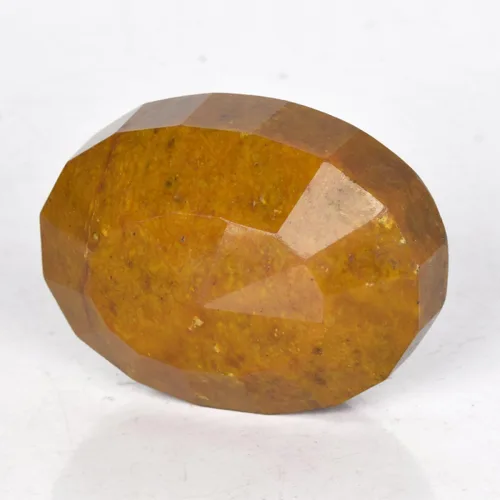 Vista 2 de Natural Madagascar 1470ct Zafiro Amarillo Forma Ovalada suelta piedra preciosa v-7557