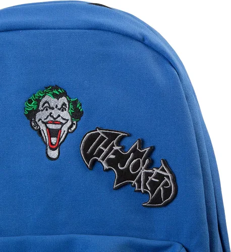Vista 2 de Bioworld DC Comics Joker DIY Patch It Mochila, Multi colorido