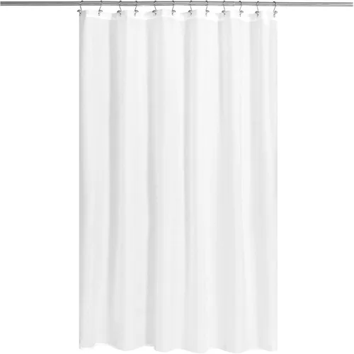 Vista 30 de N&Y Home Cortina o forro de tela para ducha, lavable a máquina, estrecho, negro, de 36 x 72 pulgadas Hotel Quality, Bottom Magnets, Washable