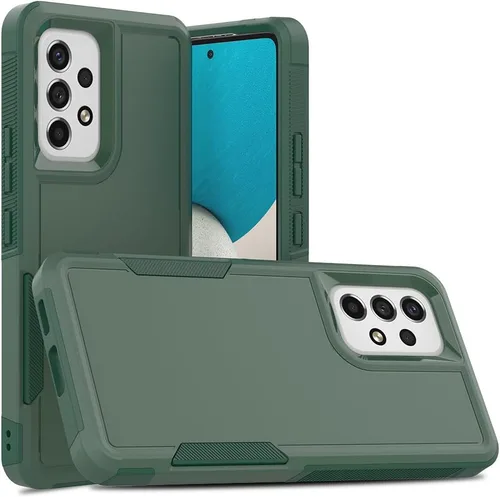 Vista 23 de Funda WOGROO para Samsung Galaxy Z Fold 4 - Funda protectora para teléfono a prueba de golpes, duradera, negra