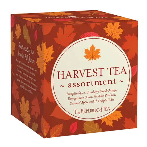 Vista 8 de The Republic of Tea, Tea Harvest Stackable Fall, 0.68 onzas, 3