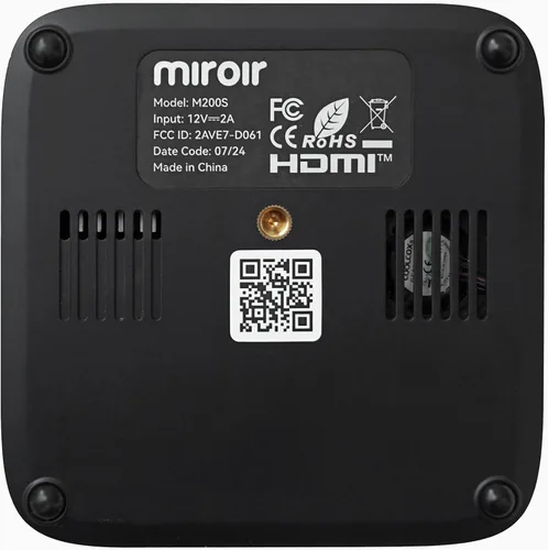 Vista 4 de Miroir Proyector portátil inteligente HD M200S - Transmisión de TV Android, enfoque automático, altavoces integrados, USB-C/HDMI, Wi-Fi/Bluetooth