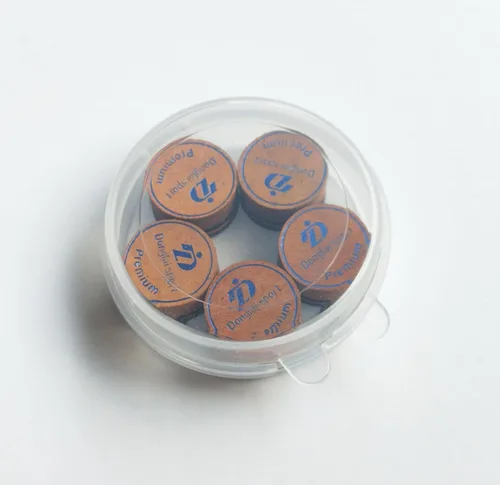 Vista 4 de 5PCS Packed Premium Laminated Billiard Cue Tips, Laminated Pool Cue Tips, Max Grip Power Cue Tips