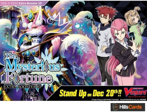 Vista 3 de VANGUARD Cardfight VGE-V-EB10-EN V-The Mysterious Fortune Extra Booster Display de 12 paquetes