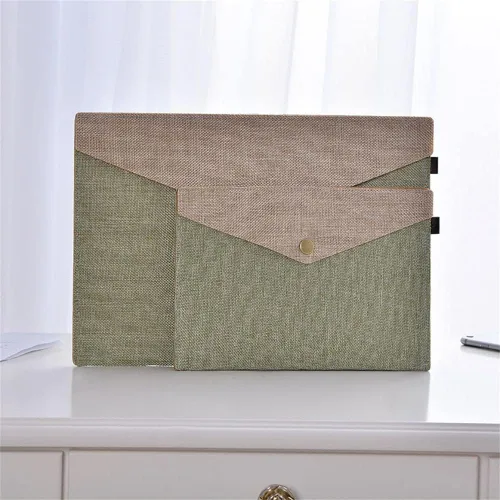 Vista 6 de Carpetas de archivos A4/A5, bolsa de documentos, sobres de archivo, bolsas de archivo, carpetas de archivos, carpetas de archivos (S, beige)