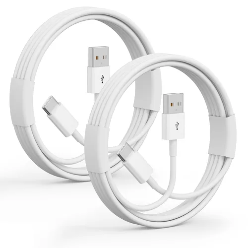 Vista 10 de 2Pack USB A to USB C Cable for iPhone 18/17/16/15 All Series (Black-3 ft) Cargador de coche tipo C 3A carga rápida y transferencia de datos de 480