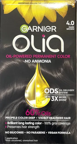 Vista 23 de Garnier Olia Tinte de cabello sin amoníaco [5.60] rojo granate medio, 1 unidad 5.6 Rojo granate medio