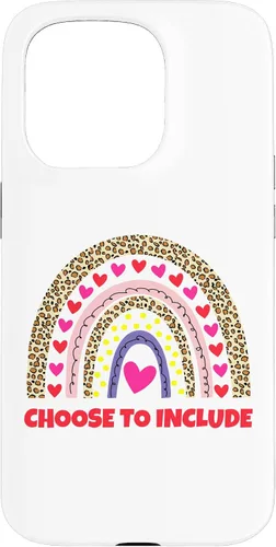 Vista 14 de Choose to Include Leopard Rainbow Special Needs Awareness Case for iPhone 17