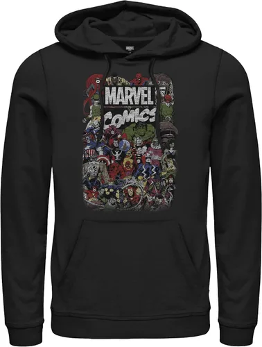Vista 3 de Marvel Sudadera con capucha para hombre con logotipo de Comics
