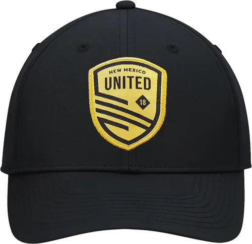Vista 4 de Icon Sports Official USL Soccer Club Adjustable Cap - Unisex Adult negro (93CP-Black)