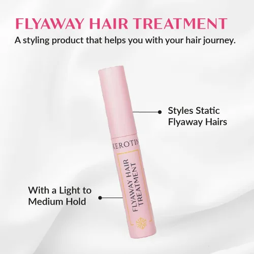 Vista 3 de Kerotin Flyaway - Tratamiento de suero para el cabello Barra de acabado rápido para el cabello del bebé y el encrespamiento Estimula
