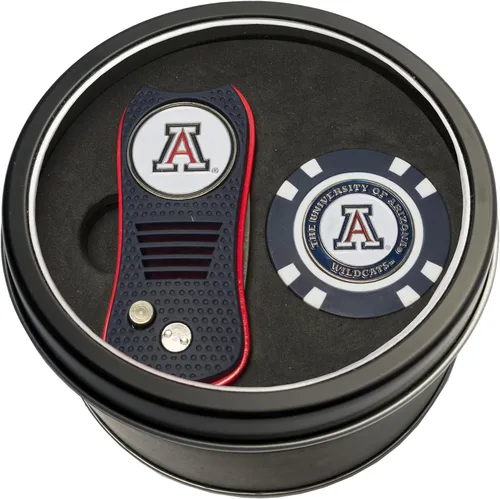 Vista 25 de Team Golf NCAA - Juego de regalo de lata unisex para adultos con herramienta Switchfix Divot y chip de golf