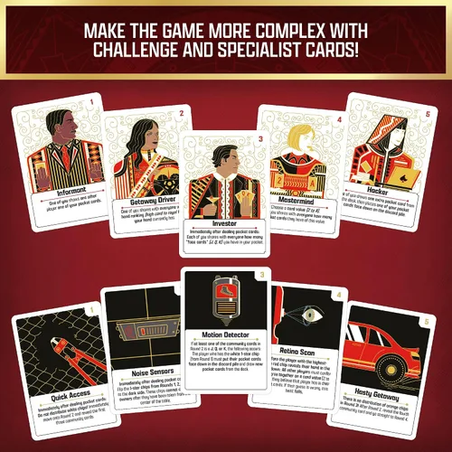 Vista 6 de Thames & Kosmos: The Gang - Juego de cartas de póquer cooperativo