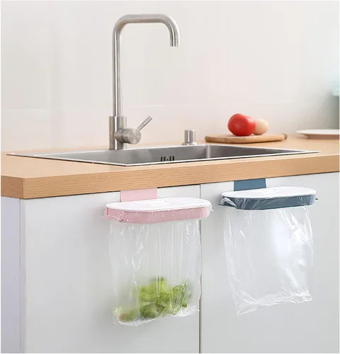 Vista 7 de Soporte para bolsa de basura de acero inoxidable
