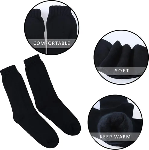 Vista 5 de Thermal Socks for Men - Winter Warm Socks Mens Womens for Cold Weather, Extreme Temperatures