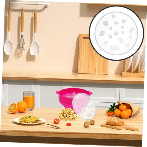 Vista 9 de 2 tapas de plástico plegables aptas para microondas, aptas para microondas, se adapta a tazones resistentes al calor, accesorio para evitar