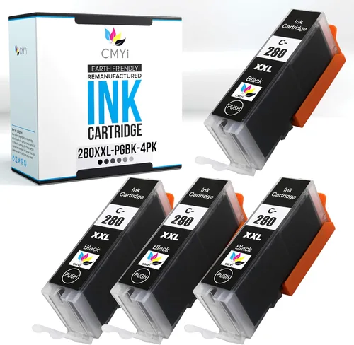 Vista 11 de 280XXL - Cartucho de tinta de repuesto para Canon PIXMA TR7520, TR7620, TR8520, TR8620, TR8620a, TR8622, TR8622a, TS6120, TS6220, TS6320, TS702