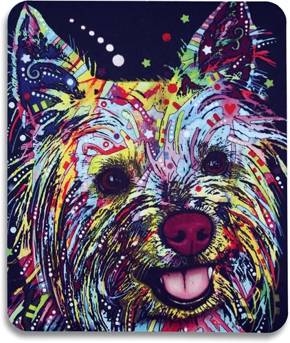 Vista 5 de Enjoy It Alfombrilla de mouse Sheltie con ilustraciones pop de Dean Russo - Shetland Sheepdog
