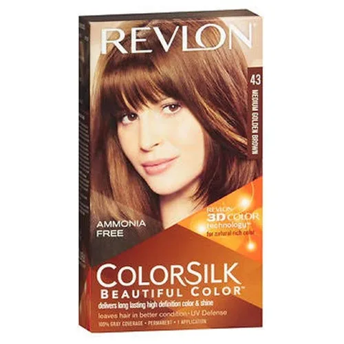 Vista 45 de Revlon ColorSilk Beautiful Color 41 marrón medio 1 ea (paquete de 5)