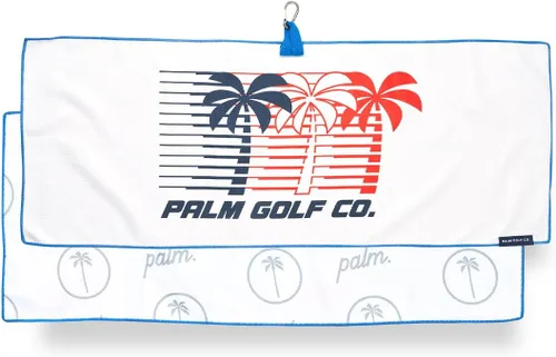 Vista 9 de Palm Toalla de golf de microfibra de golf con clip de mosquetón, 14 x 36 pulgadas, calidad premium, patrón de gofres