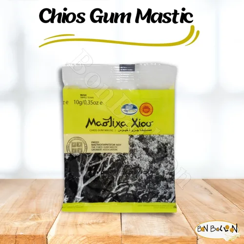 Vista 3 de Chios Pure Natural Gum Mastiha Mastiha Mastix Producto único con muchas cualidades beneficiosas utilizado en bebidas, panaderías y cocina